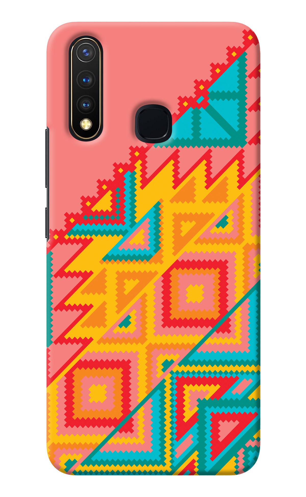 Aztec Tribal Vivo Y19/U20 Back Cover