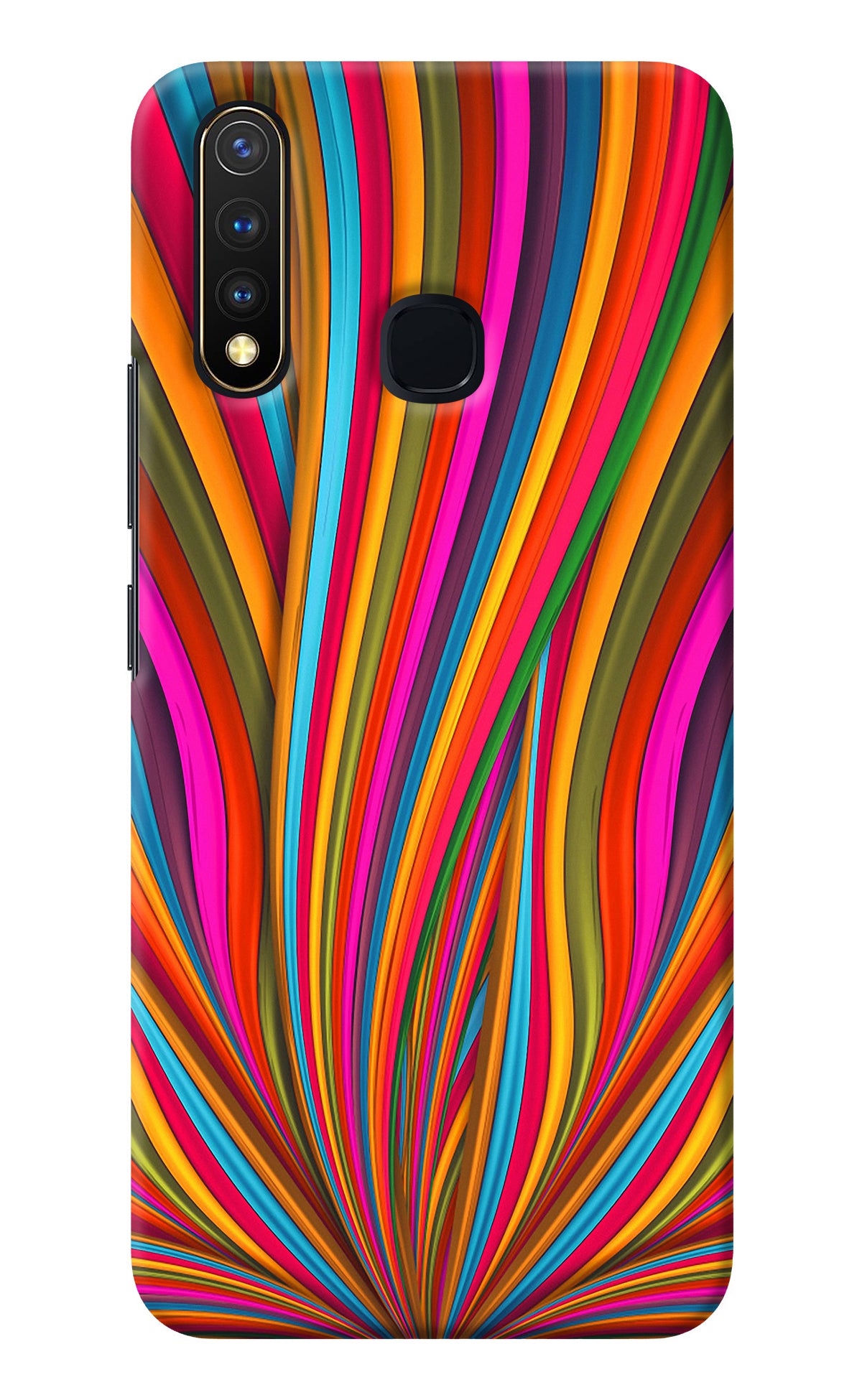 Trippy Wavy Vivo Y19/U20 Back Cover