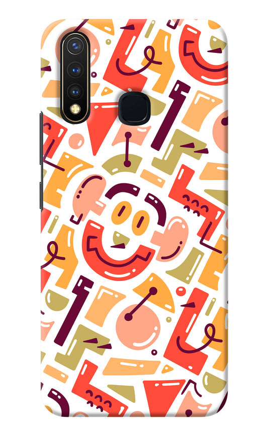 Doodle Pattern Vivo Y19/U20 Back Cover