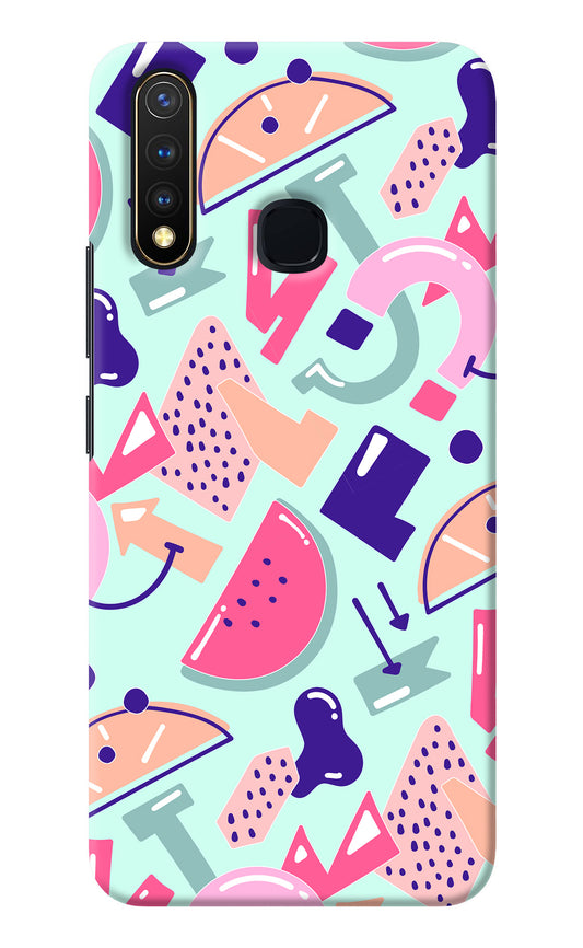 Doodle Pattern Vivo Y19/U20 Back Cover