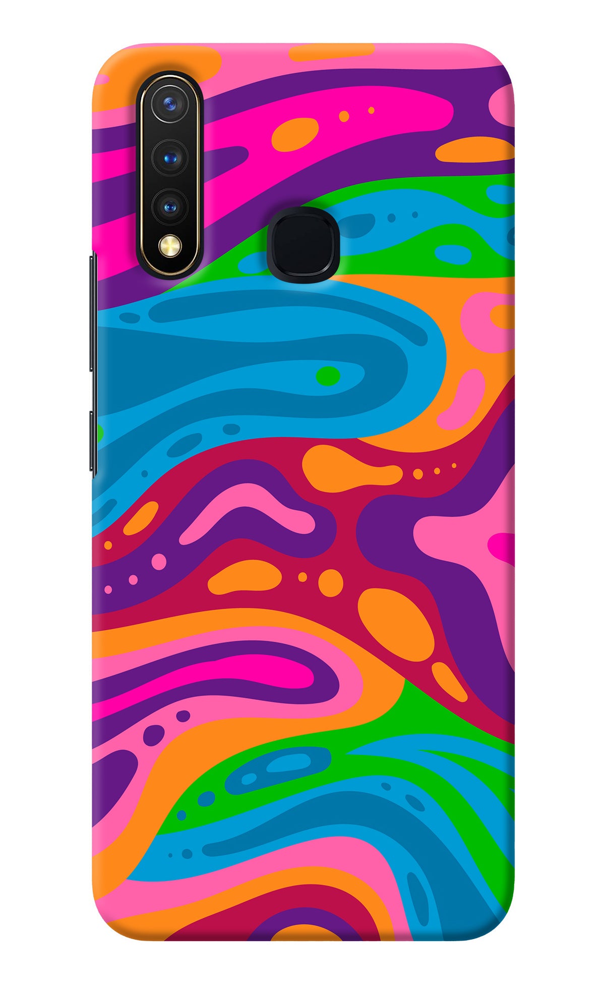 Trippy Pattern Vivo Y19/U20 Back Cover