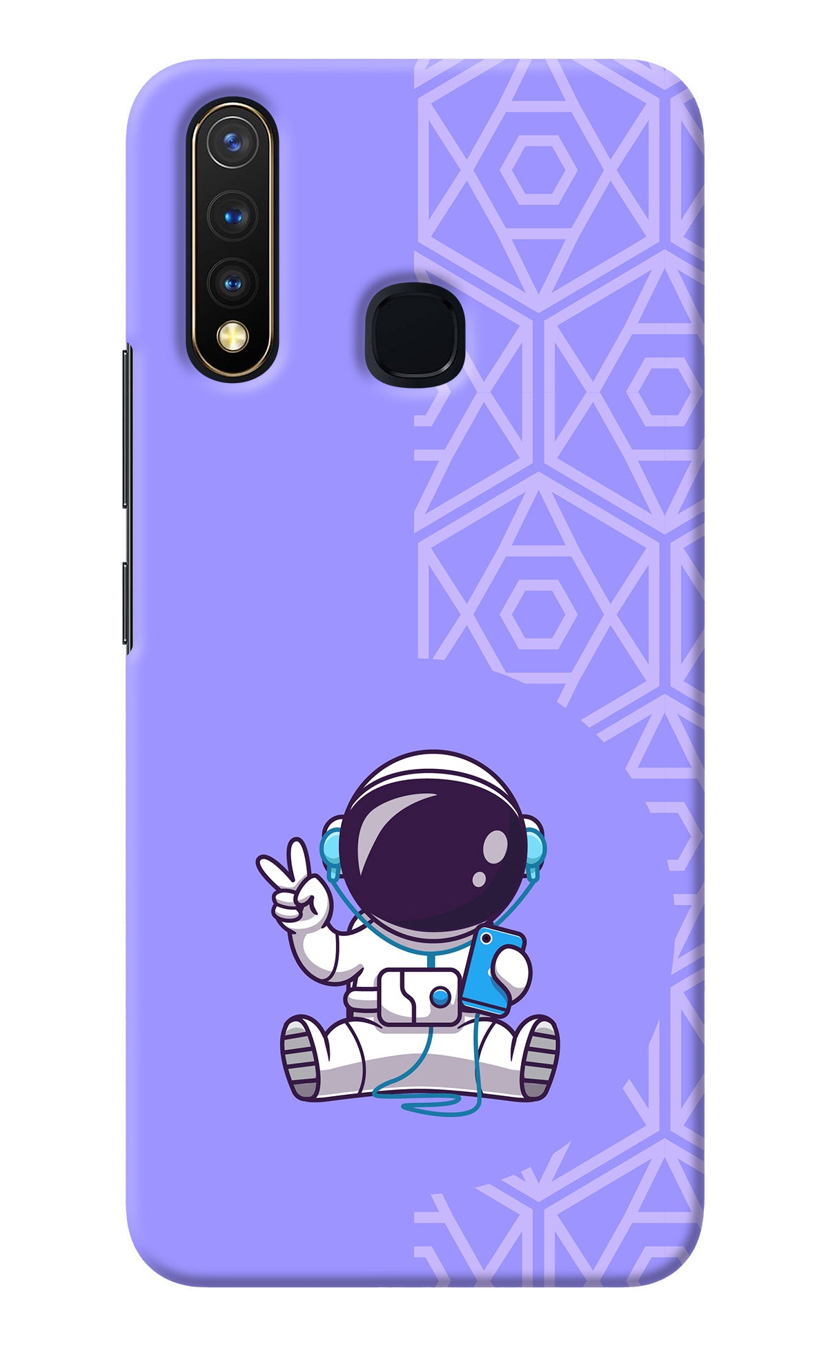 Cute Astronaut Chilling Vivo Y19/U20 Back Cover