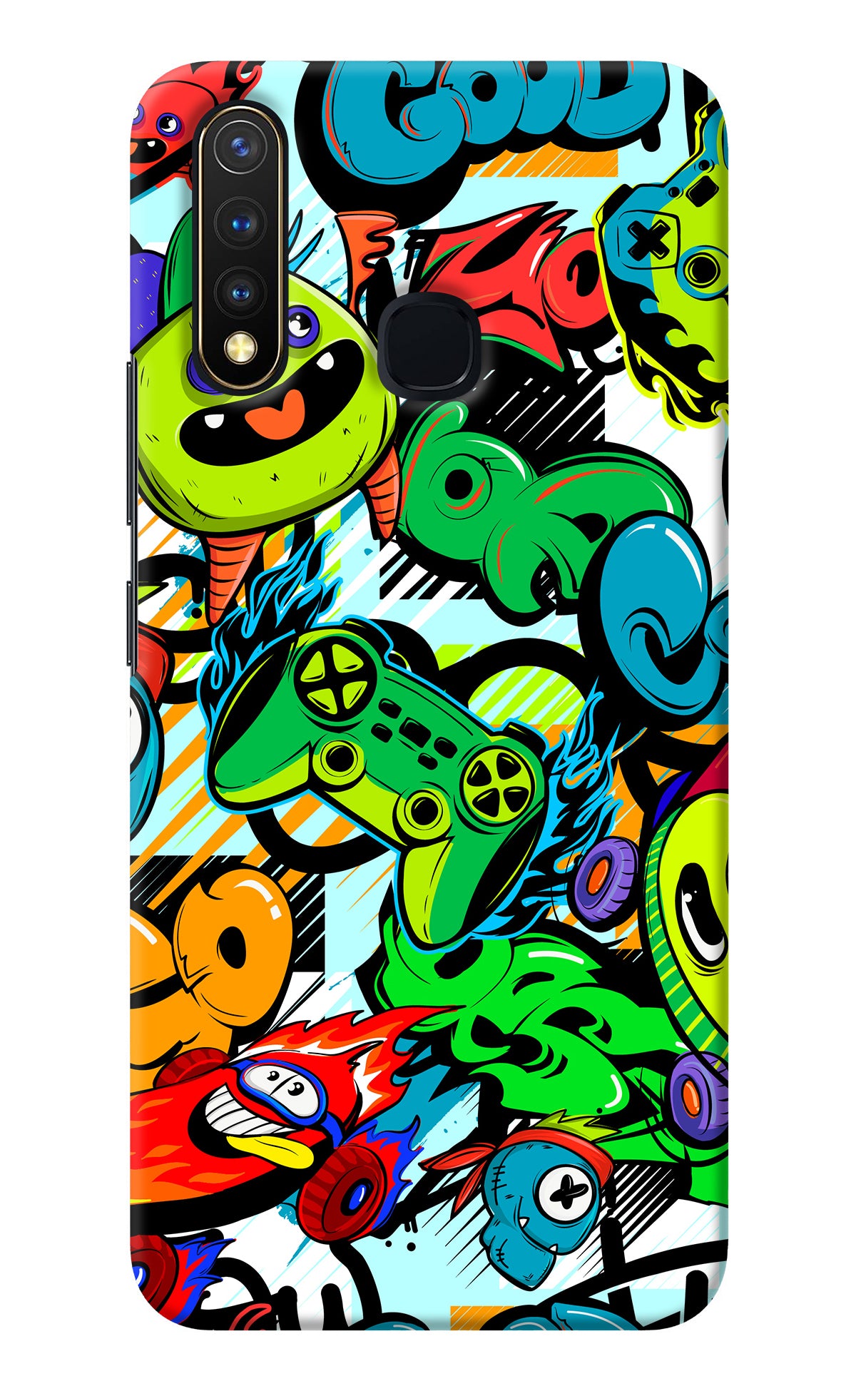 Game Doodle Vivo Y19/U20 Back Cover