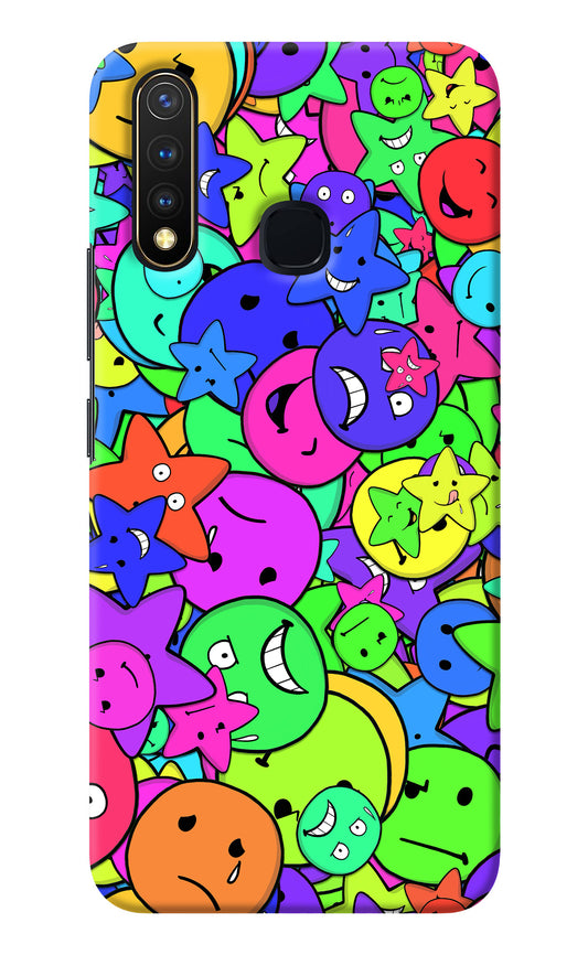 Fun Doodle Vivo Y19/U20 Back Cover