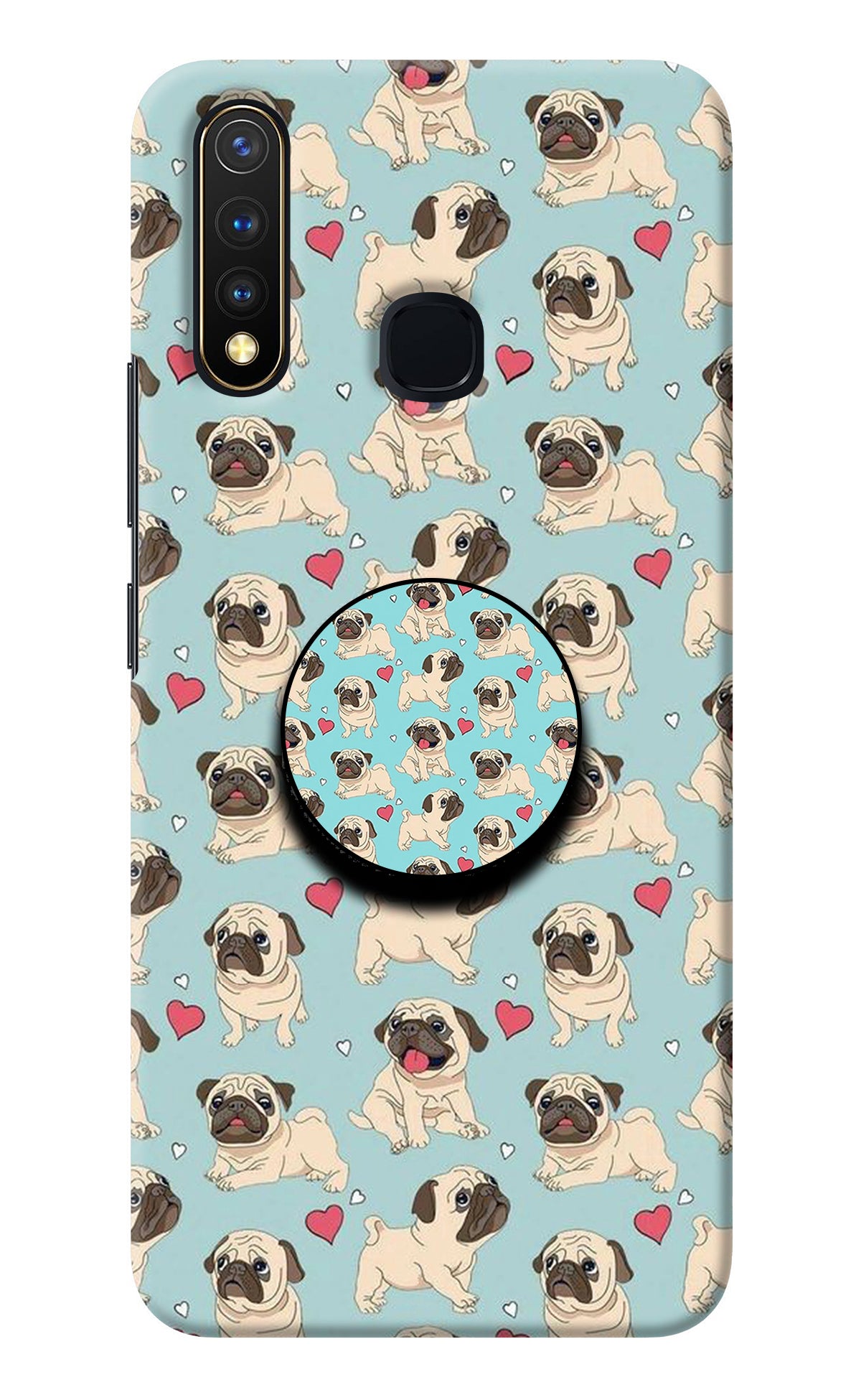 Pug Dog Vivo Y19/U20 Pop Case