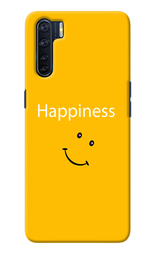 Happiness With Smiley Oppo F15 Back Cover