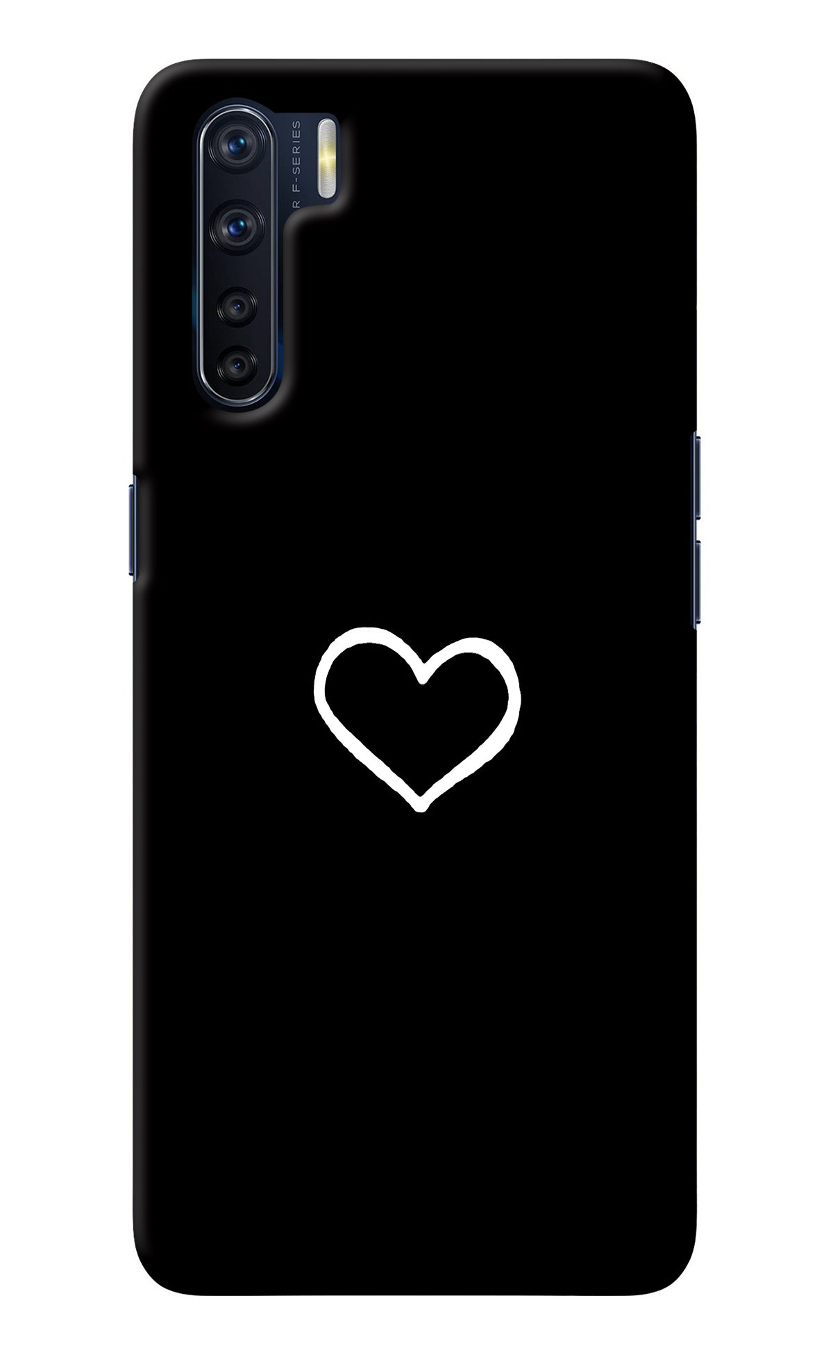 Heart Oppo F15 Back Cover