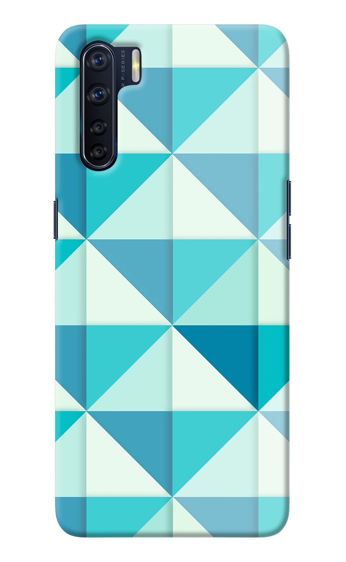 Abstract Oppo F15 Back Cover