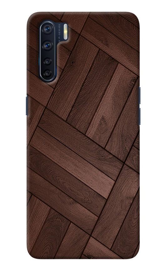 Wooden Texture Design Oppo F15 Back Cover