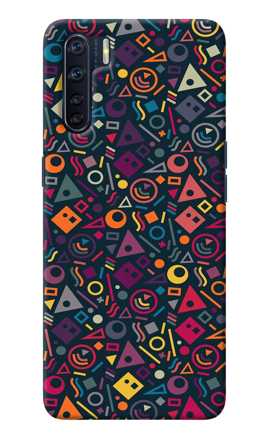 Geometric Abstract Oppo F15 Back Cover