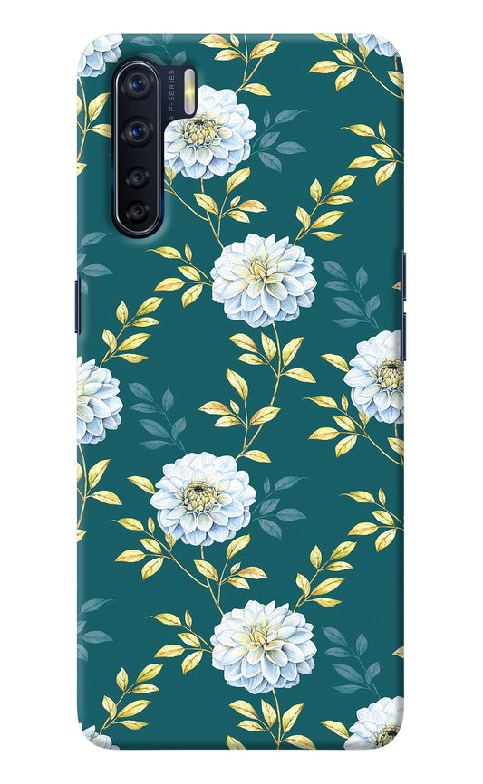 Flowers Oppo F15 Back Cover