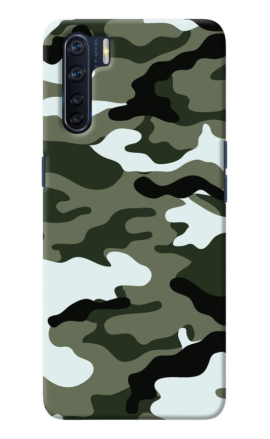 Camouflage Oppo F15 Back Cover