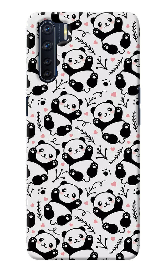 Cute Panda Oppo F15 Back Cover
