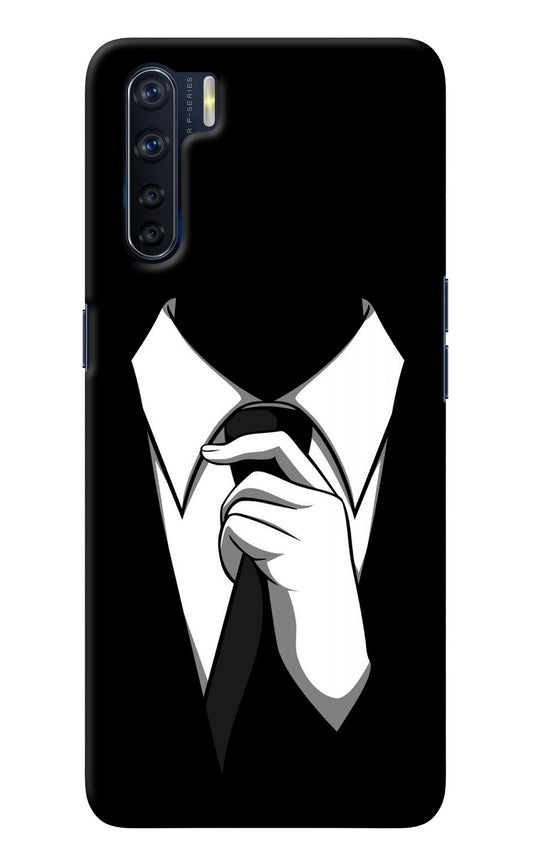 Black Tie Oppo F15 Back Cover