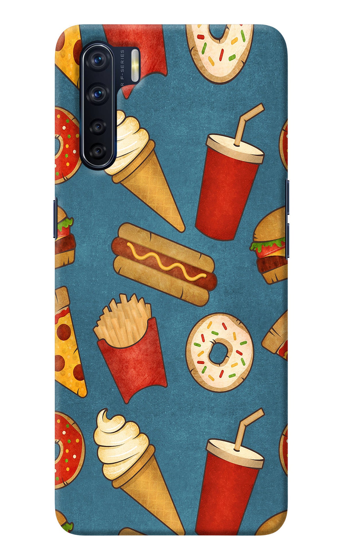 Foodie Oppo F15 Back Cover