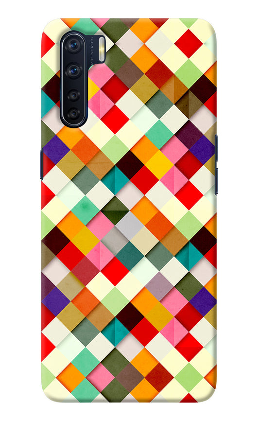 Geometric Abstract Colorful Oppo F15 Back Cover