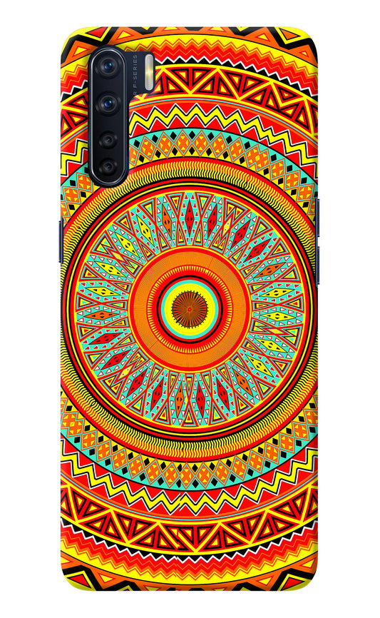 Mandala Pattern Oppo F15 Back Cover