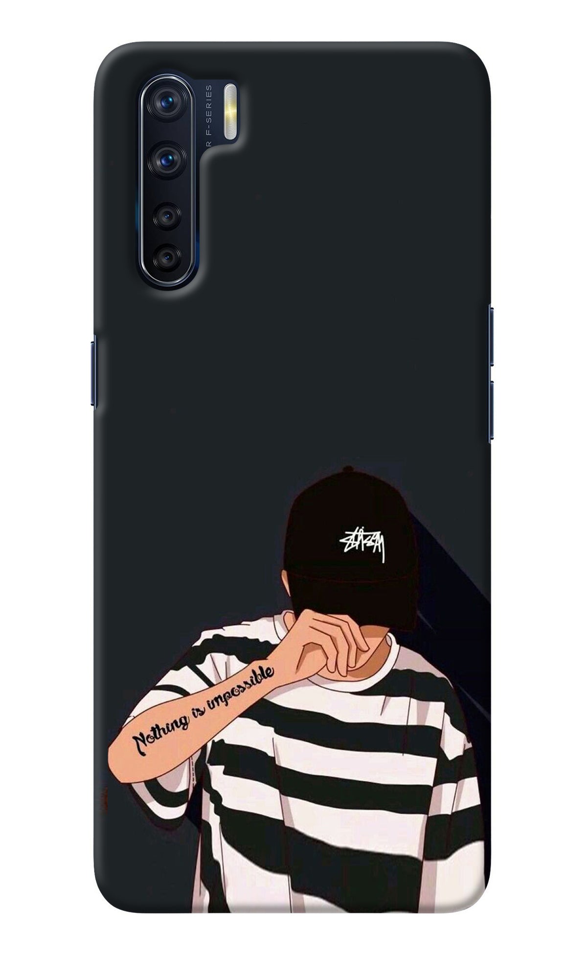 Aesthetic Boy Oppo F15 Back Cover