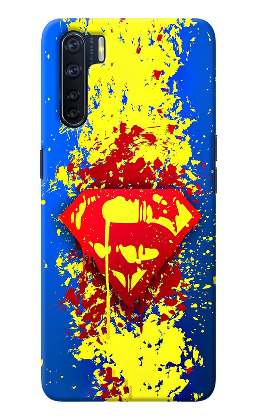 Superman logo Oppo F15 Back Cover