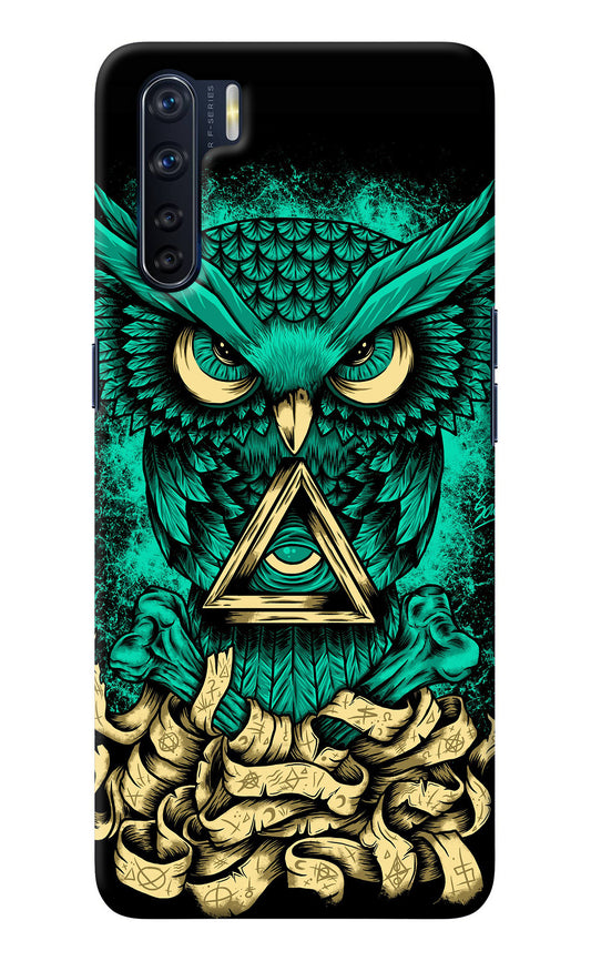 Green Owl Oppo F15 Back Cover