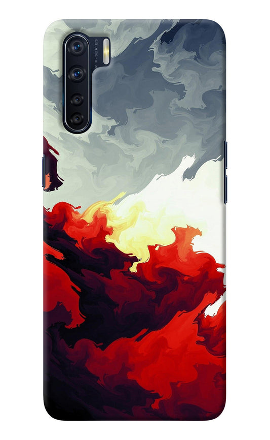 Fire Cloud Oppo F15 Back Cover