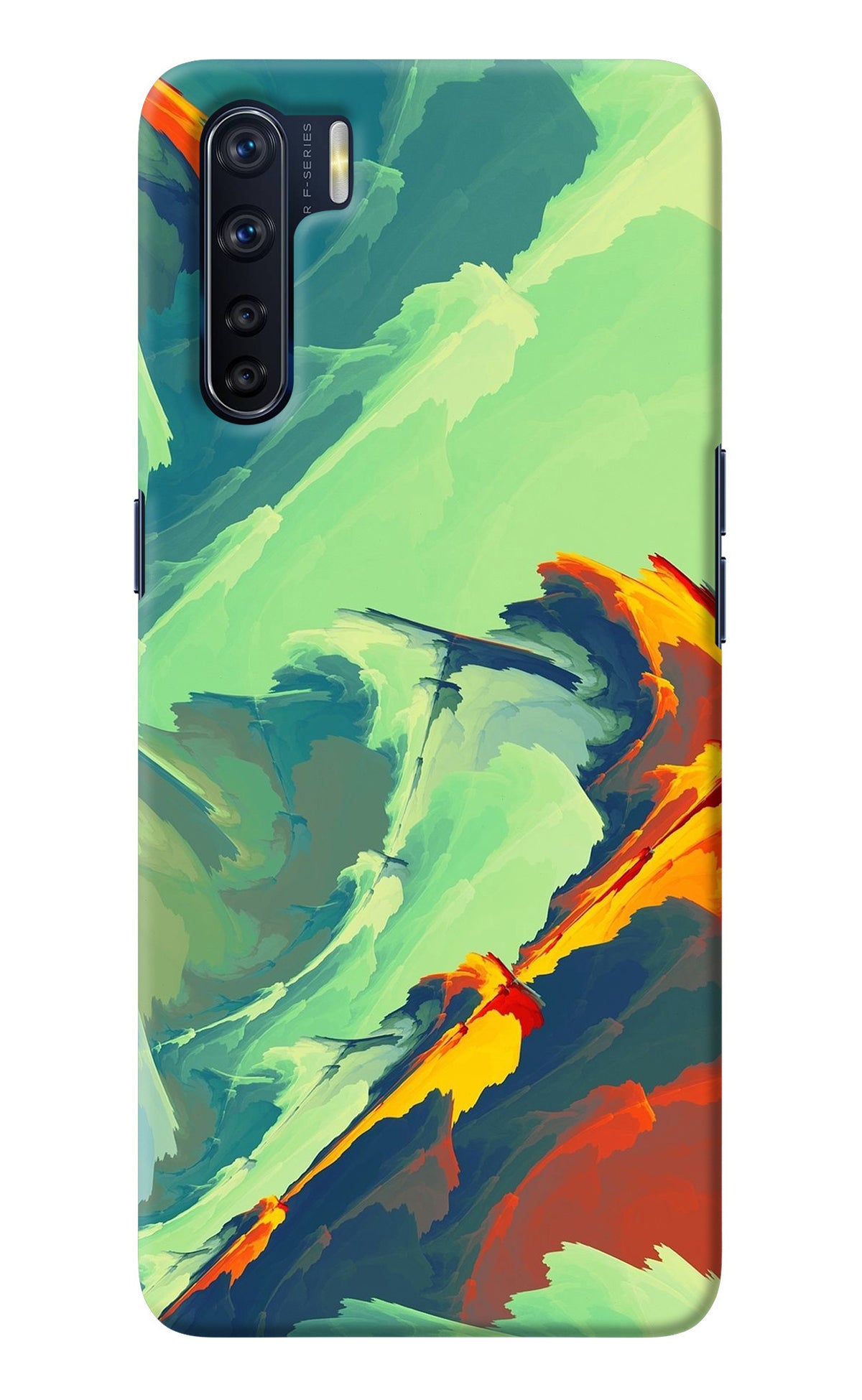 Paint Art Oppo F15 Back Cover