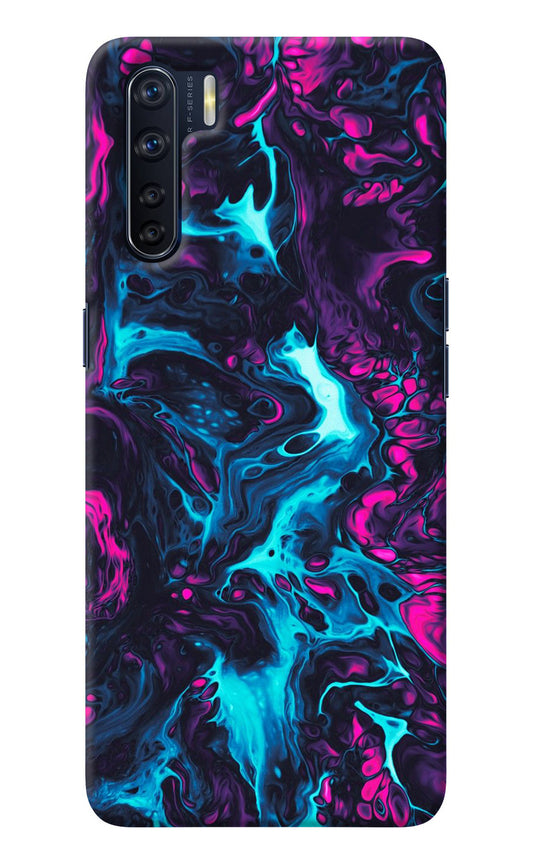 Abstract Oppo F15 Back Cover
