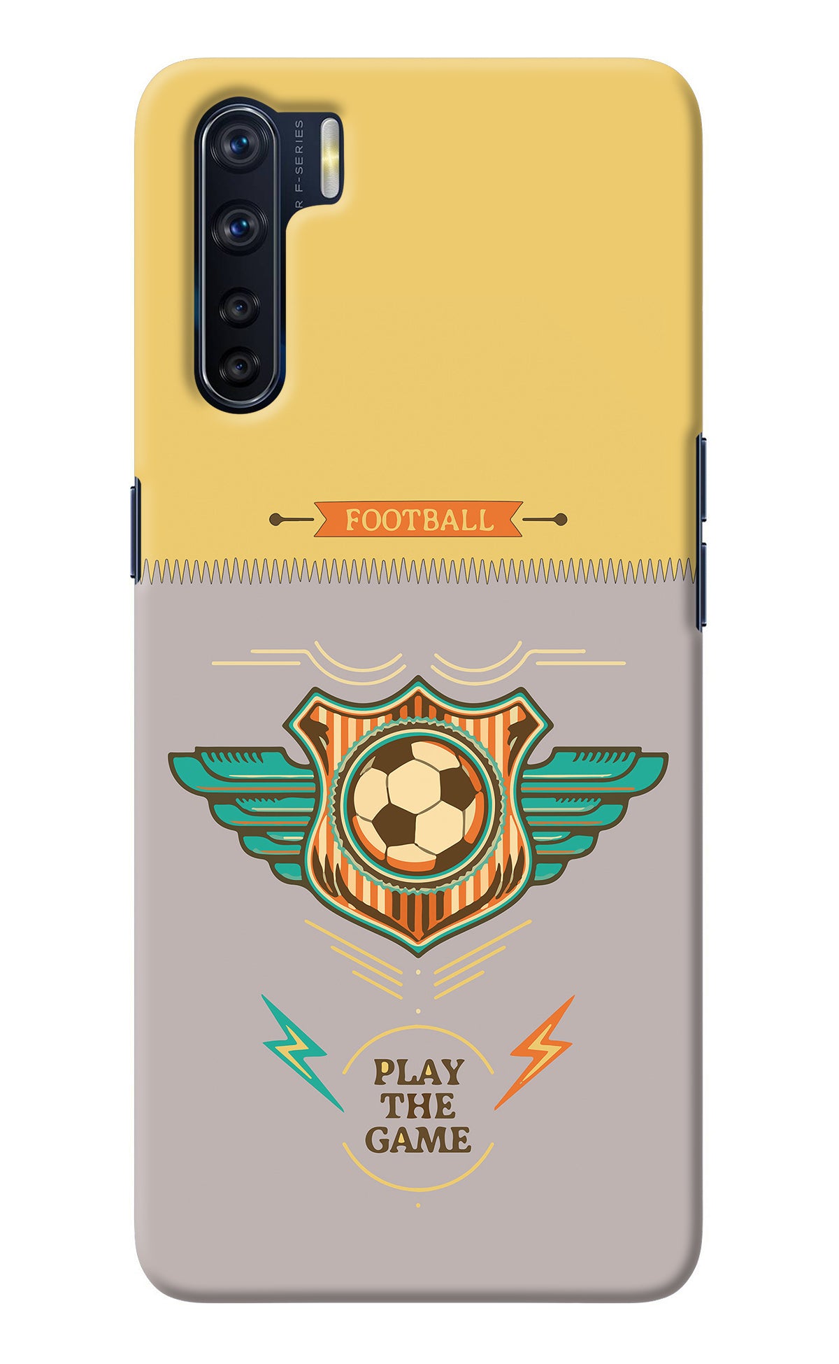 Football Oppo F15 Back Cover