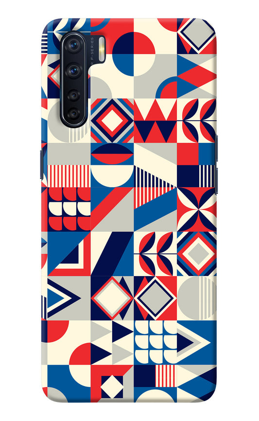 Colorful Pattern Oppo F15 Back Cover