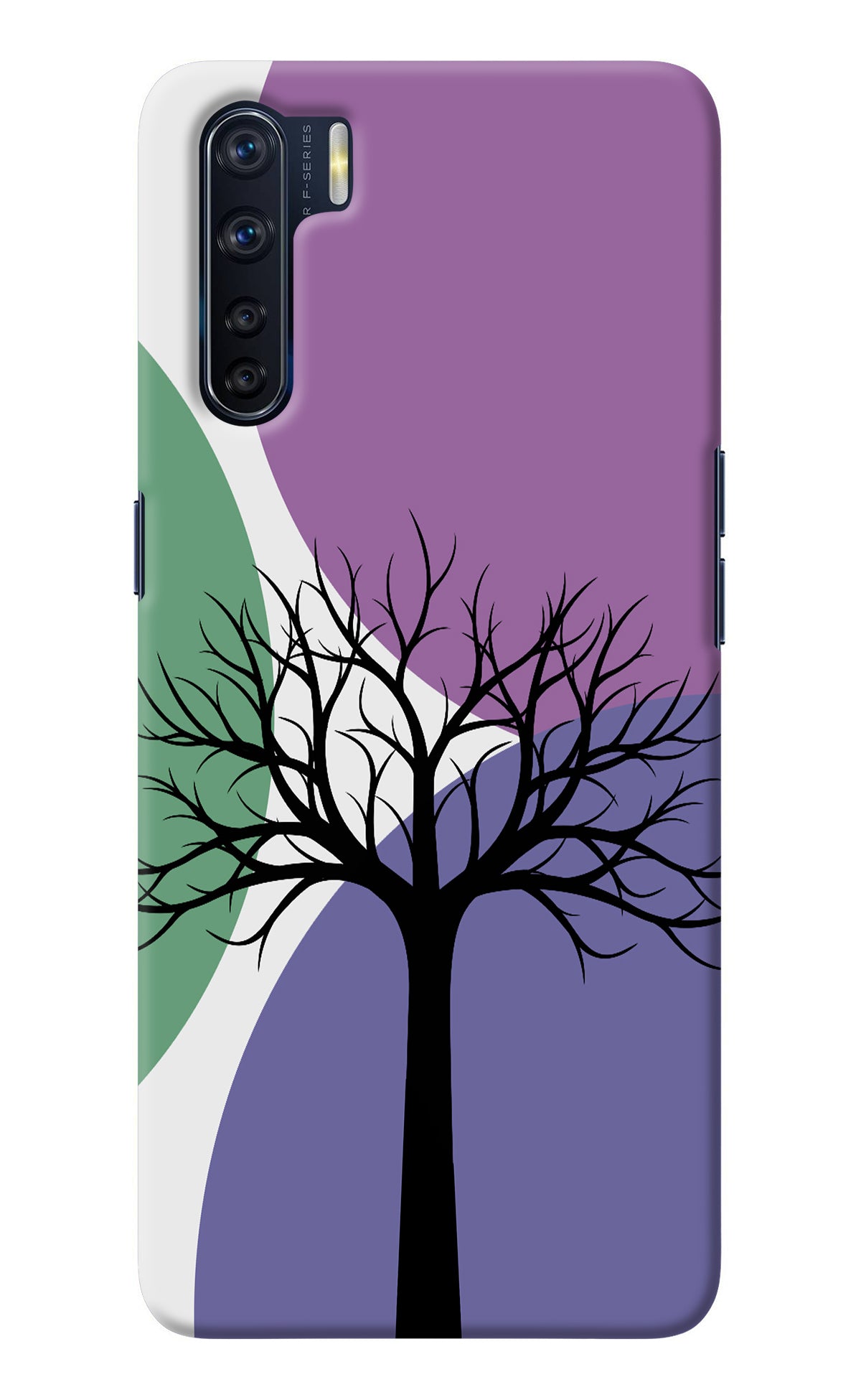 Tree Art Oppo F15 Back Cover