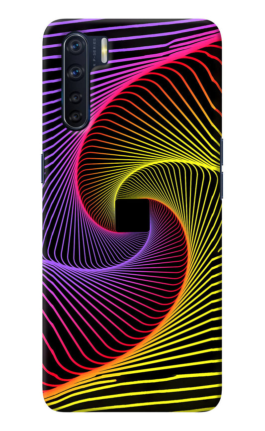 Colorful Strings Oppo F15 Back Cover