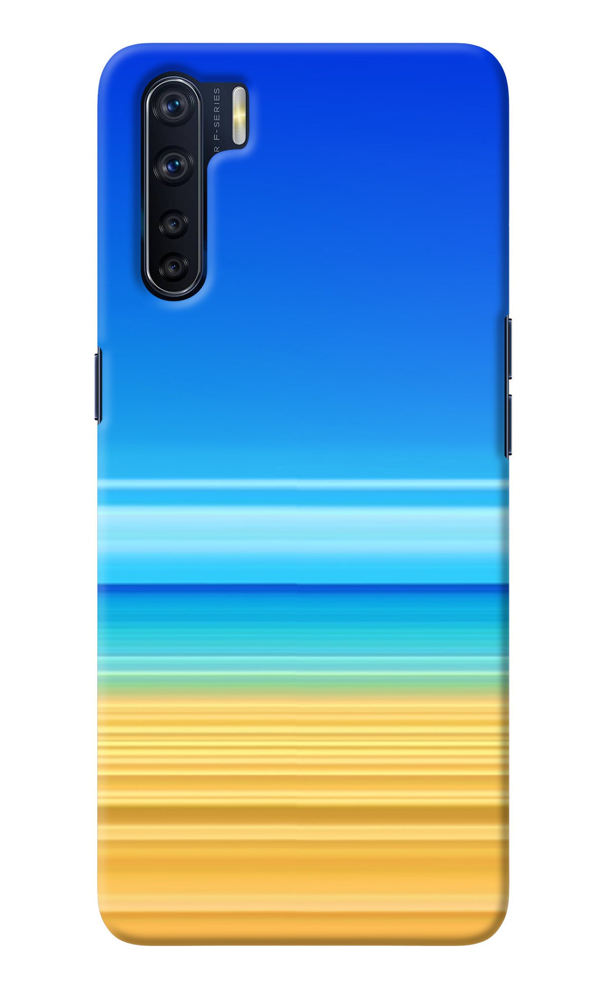 Beach Art Oppo F15 Back Cover