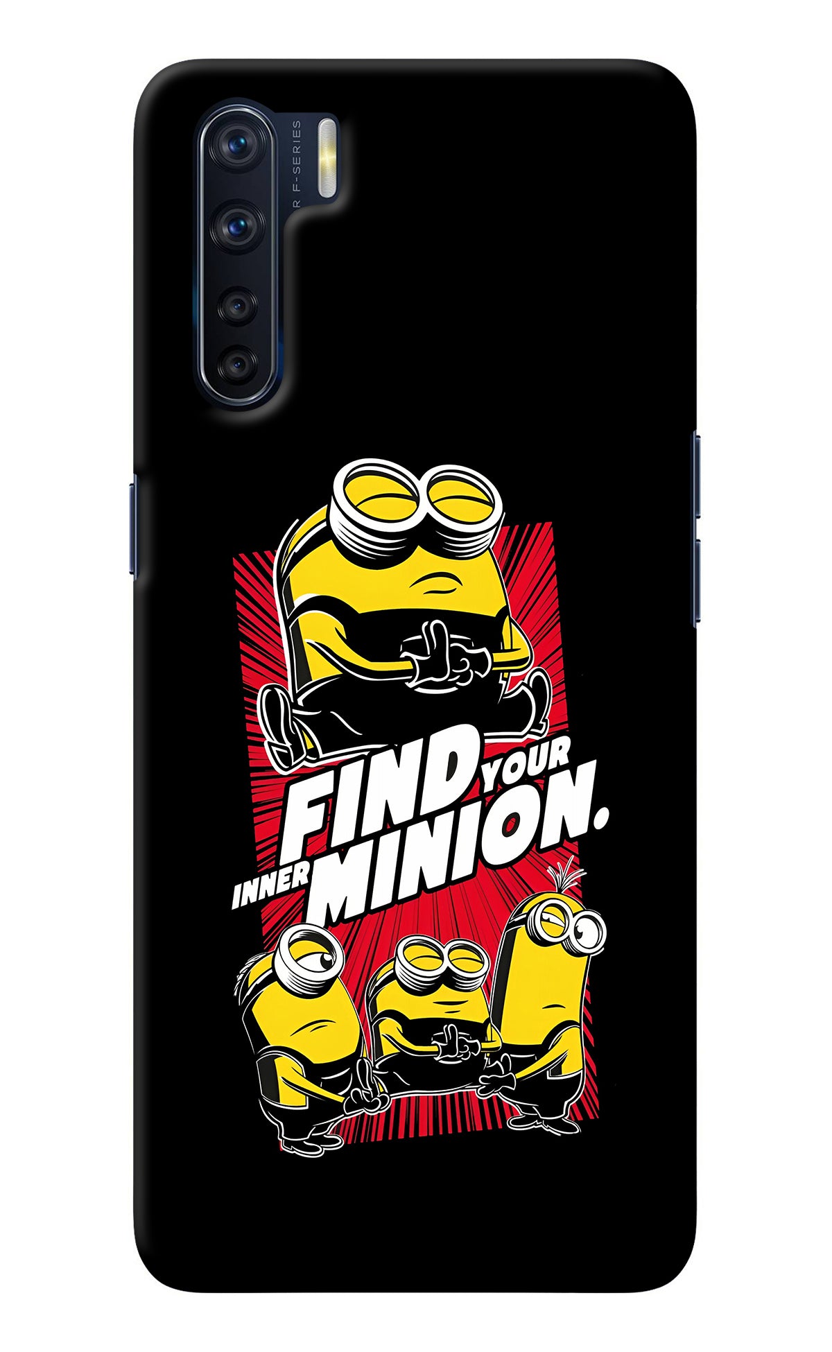 Find your inner Minion Oppo F15 Back Cover