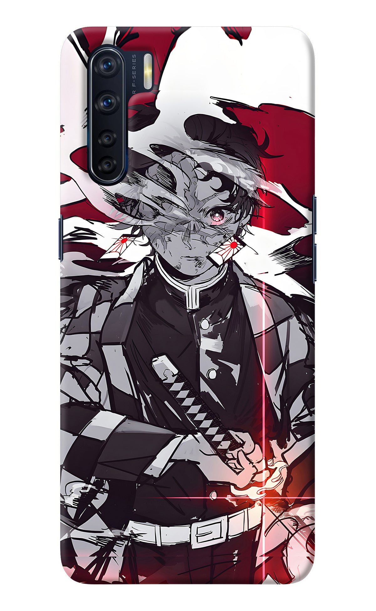 Demon Slayer Oppo F15 Back Cover