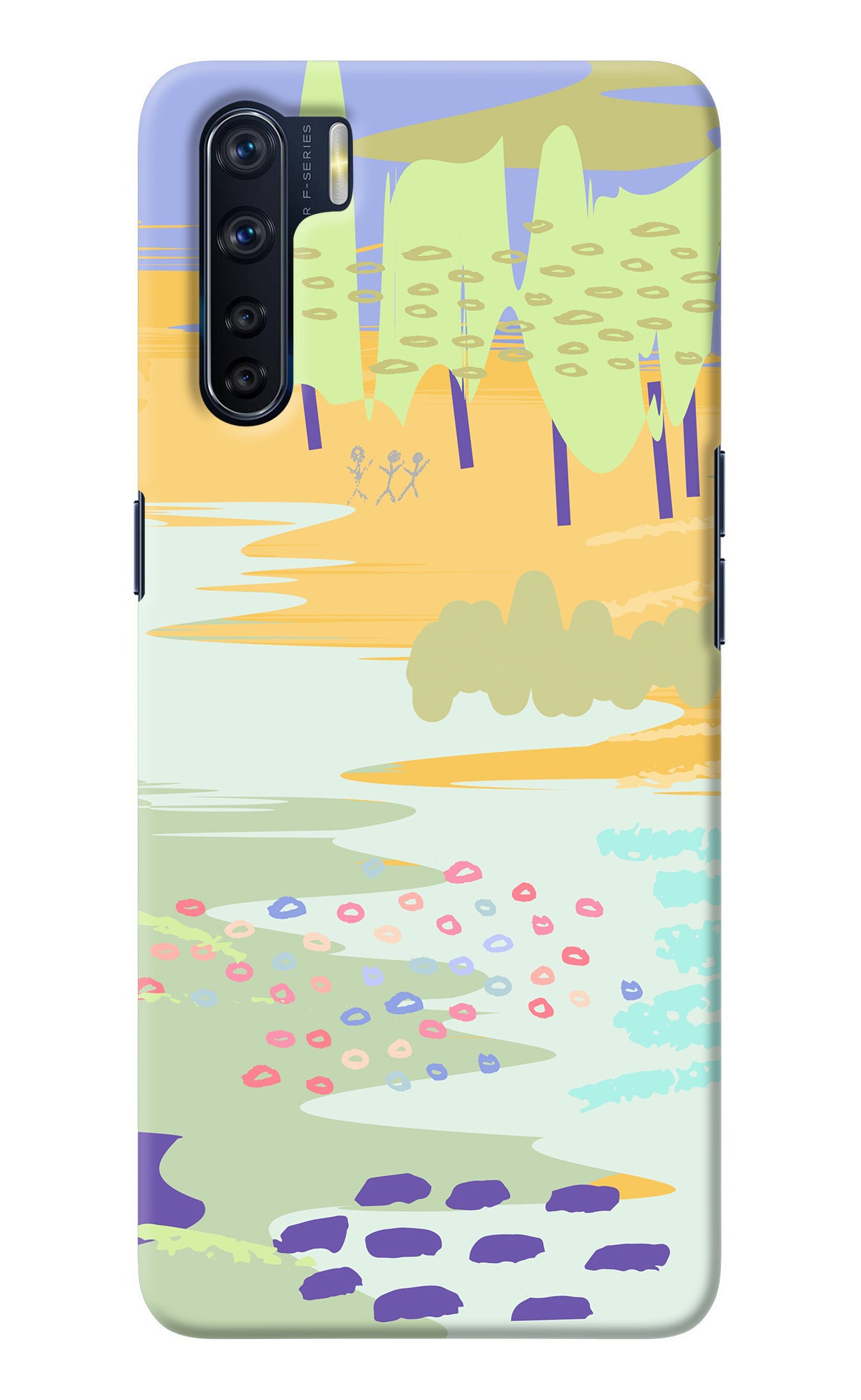 Scenery Oppo F15 Back Cover