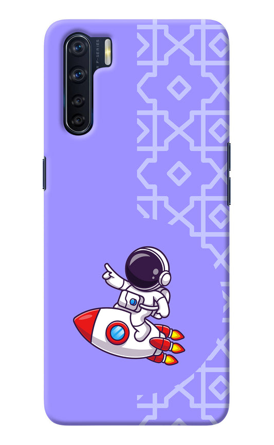 Cute Astronaut Oppo F15 Back Cover