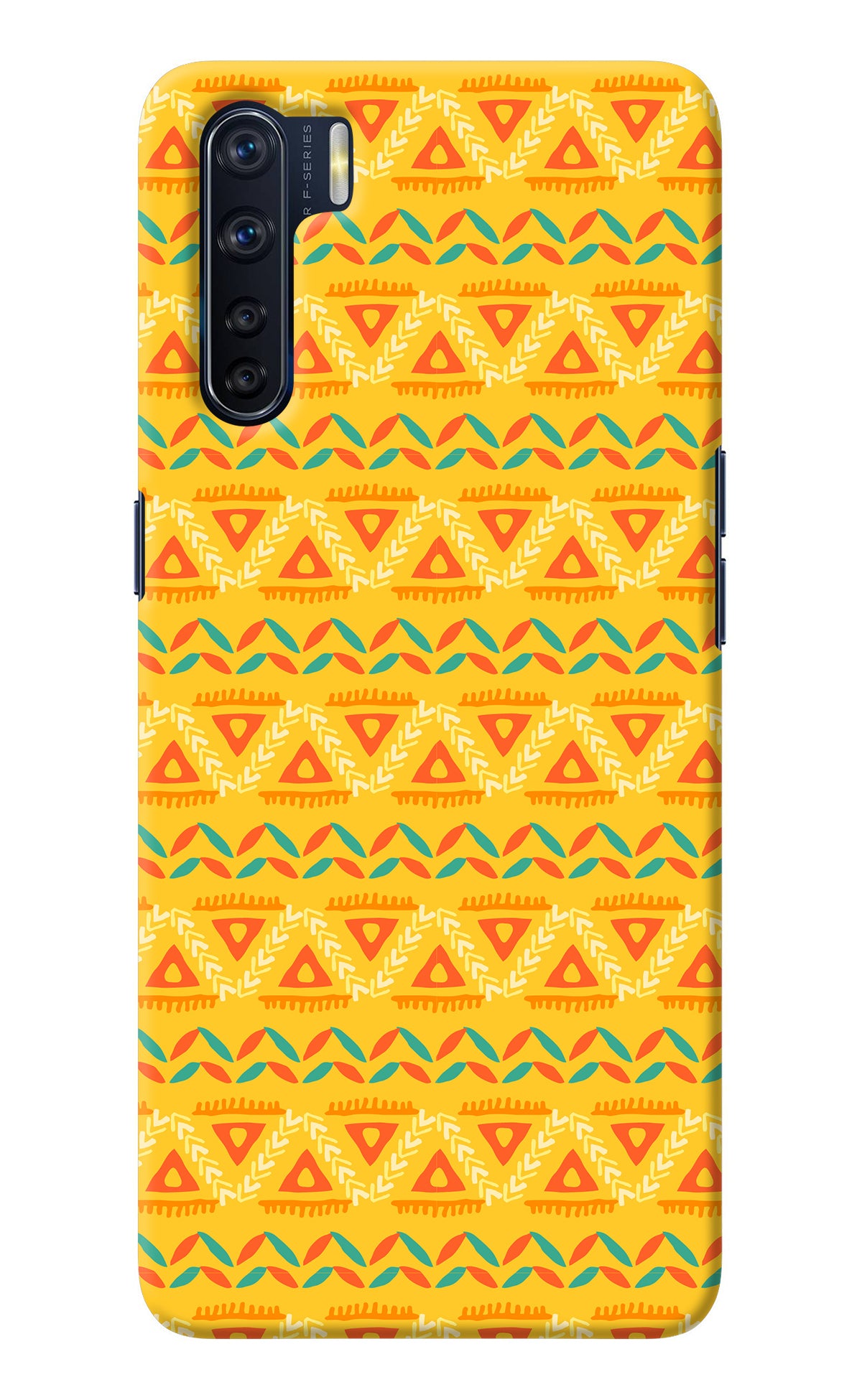 Tribal Pattern Oppo F15 Back Cover