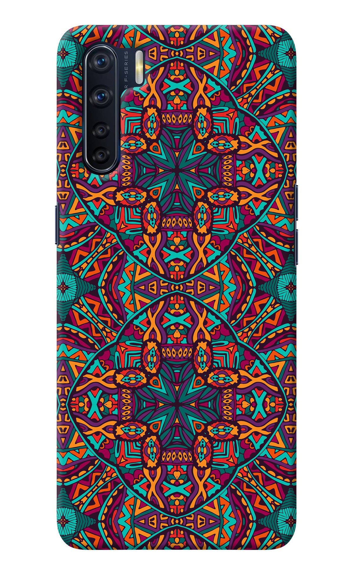 Colour Mandala Oppo F15 Back Cover