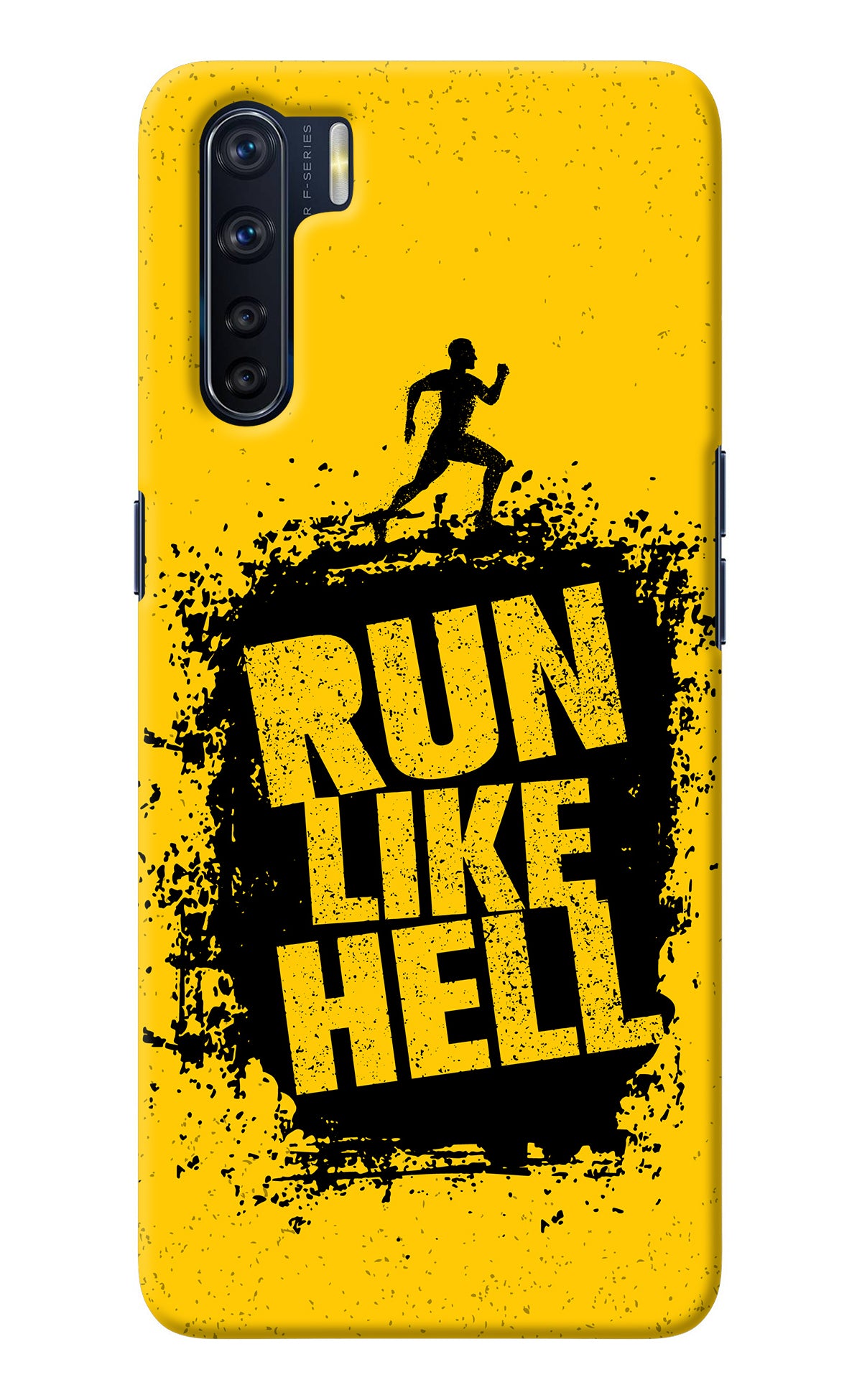 Run Like Hell Oppo F15 Back Cover