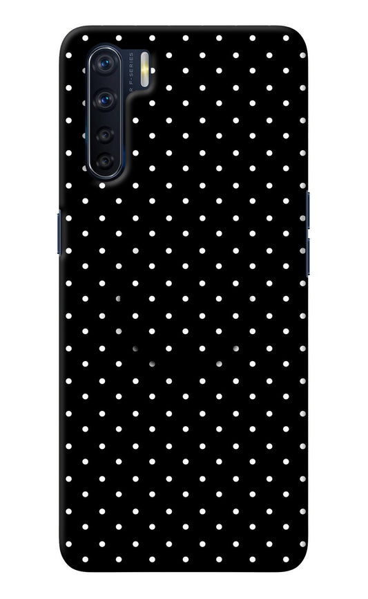 White Dots Oppo F15 Pop Case