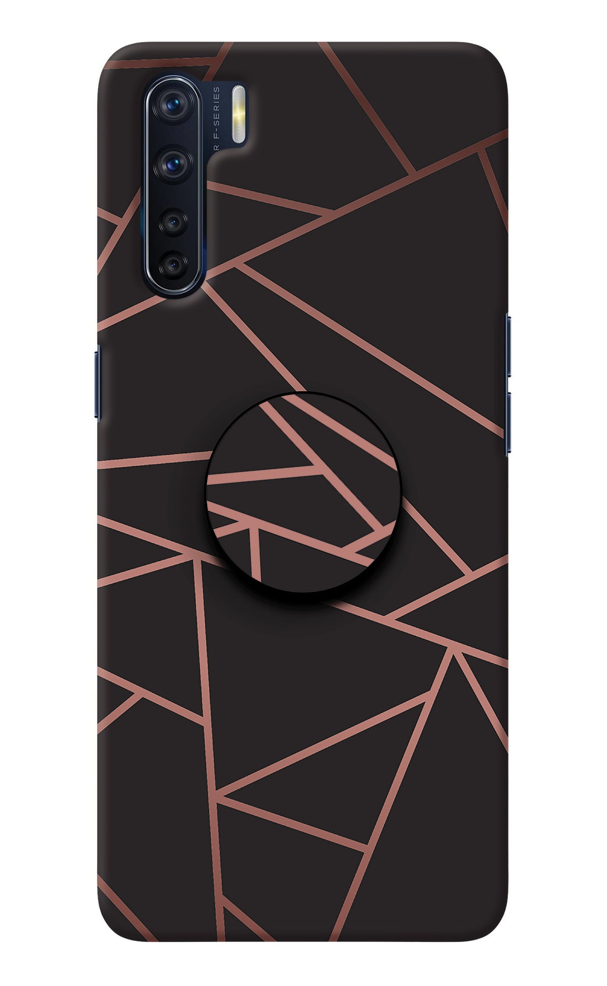 Geometric Pattern Oppo F15 Pop Case