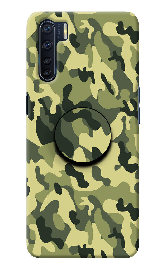 Camouflage Oppo F15 Pop Case