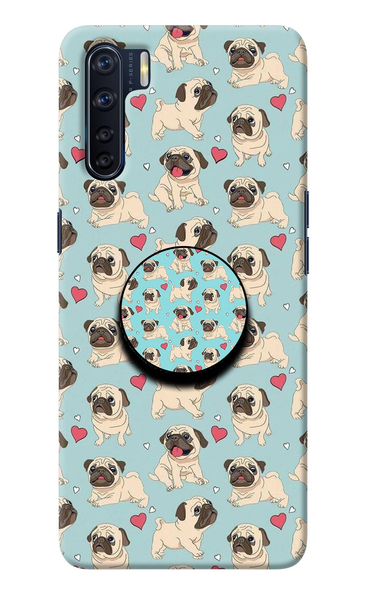 Pug Dog Oppo F15 Pop Case