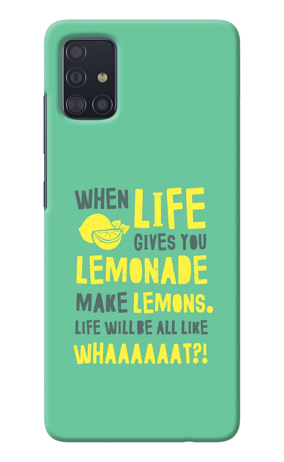 Quote Samsung A51 Back Cover