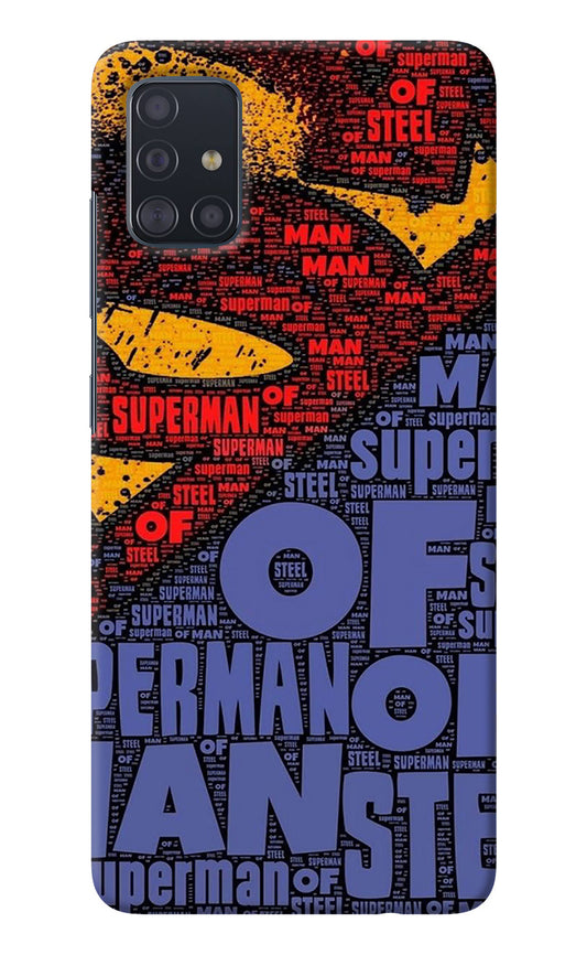 Superman Samsung A51 Back Cover