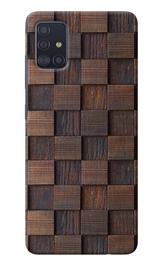 Wooden Cube Design Samsung A51 Back Cover