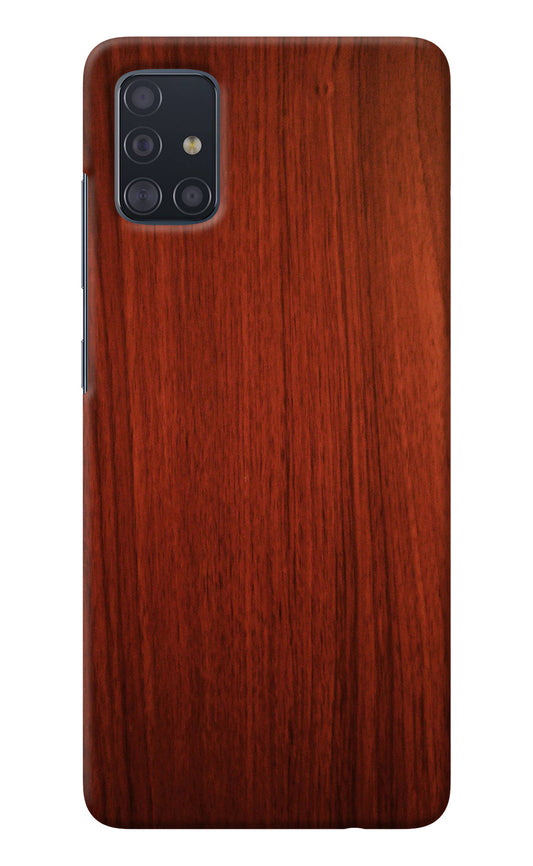 Wooden Plain Pattern Samsung A51 Back Cover