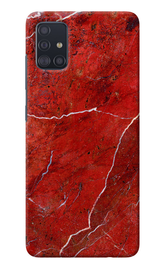 Red Marble Design Samsung A51 Back Cover