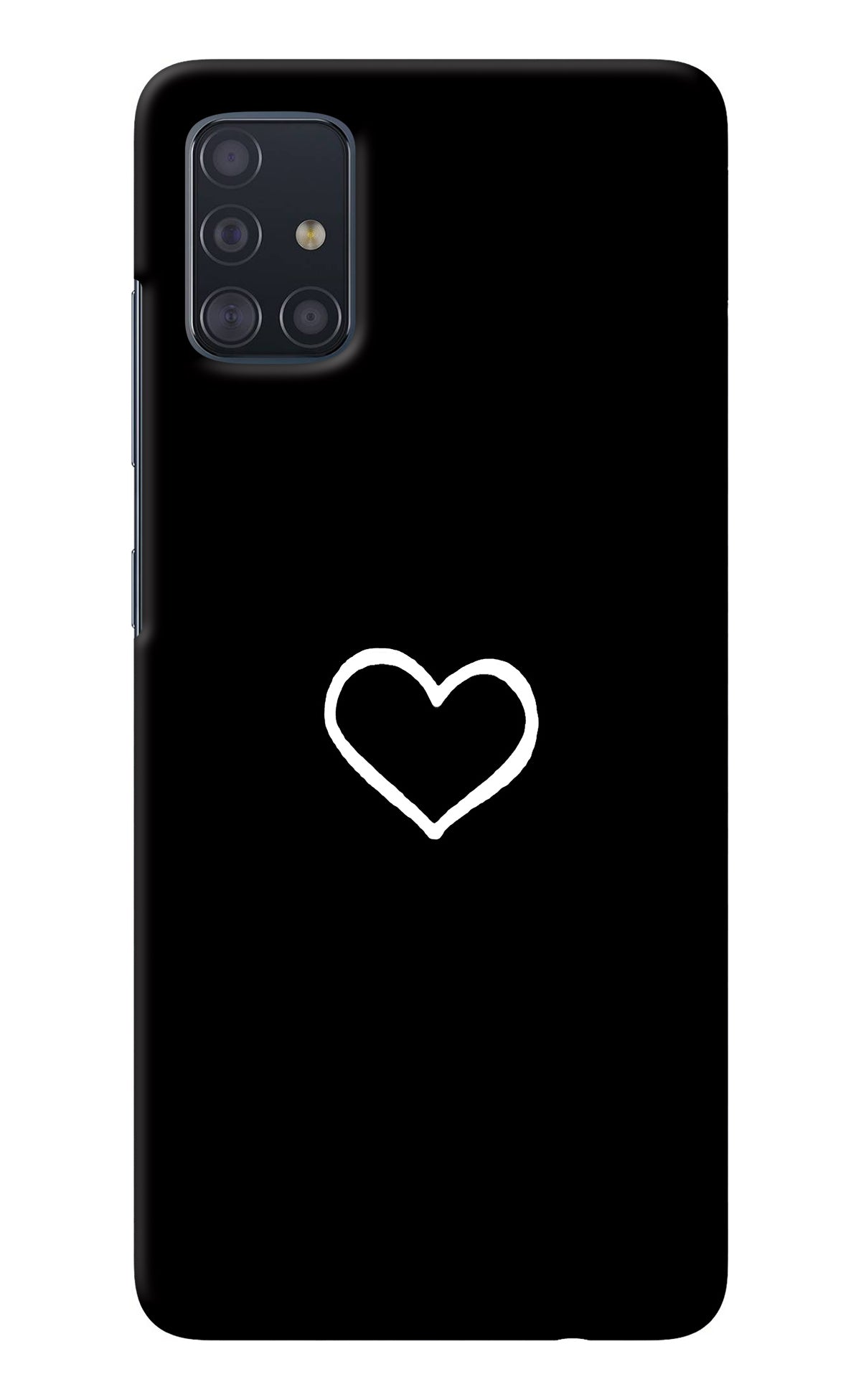 Heart Samsung A51 Back Cover