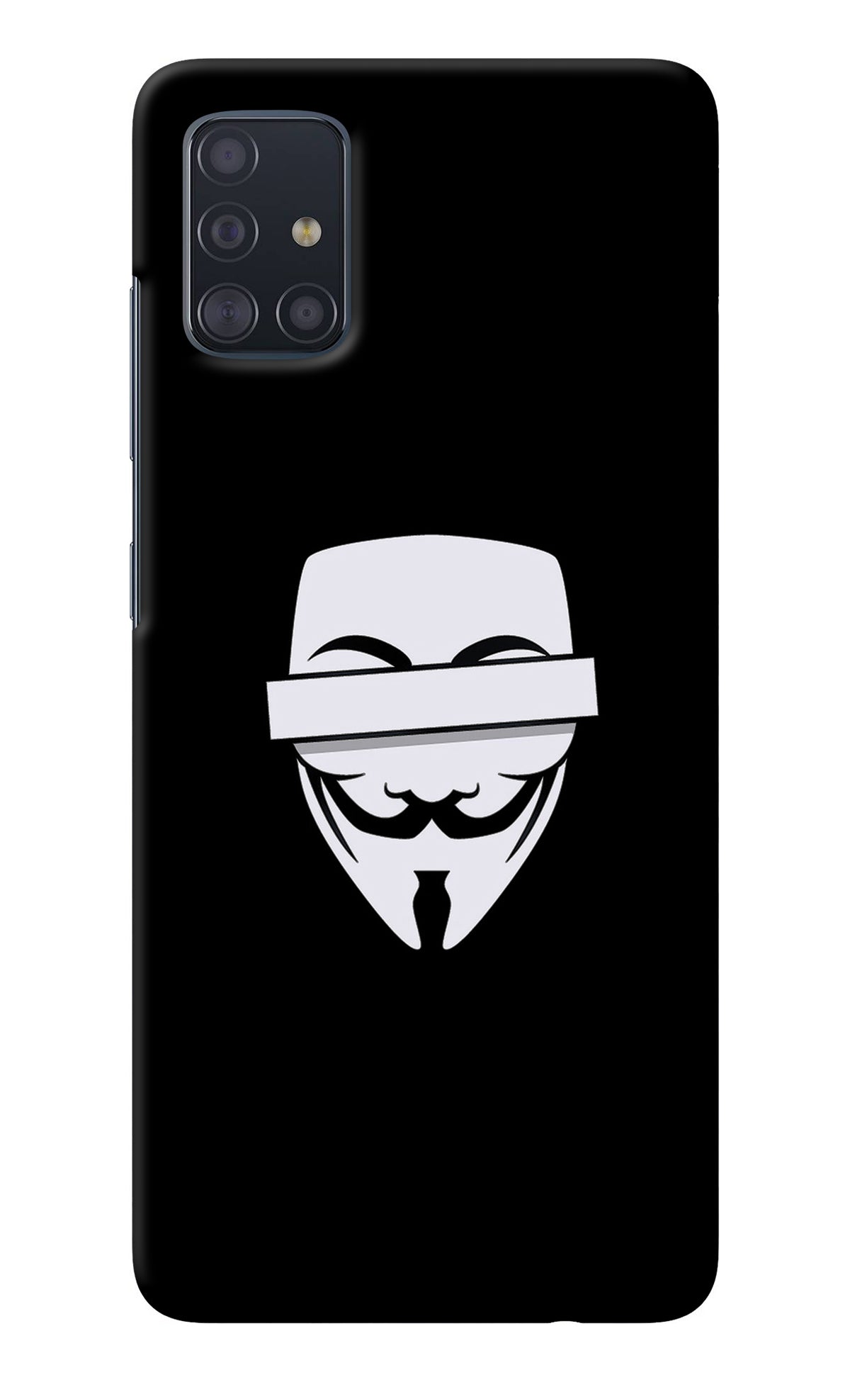 Anonymous Face Samsung A51 Back Cover